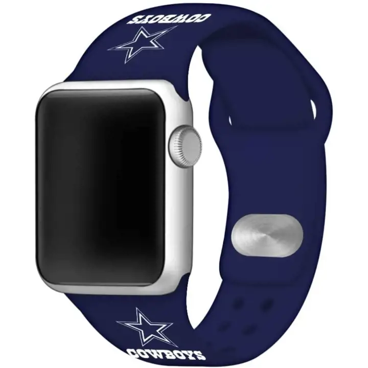 Bracelet en silicone Dallas Cowboys bleu marine
