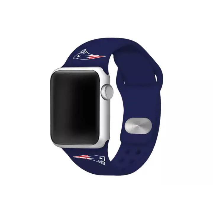 Bracelet en silicone New England Patriots marine