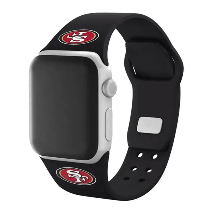 Bracelet en silicone des 49ers de San Francisco rouge
