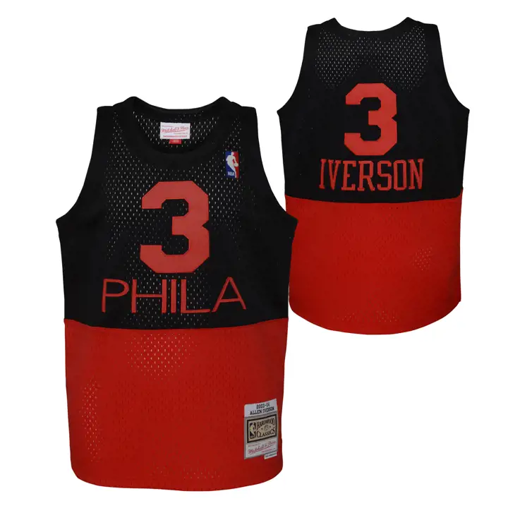 Maillot de jeune NBA Reload Collection des 76ers de Philadelphie Iverson