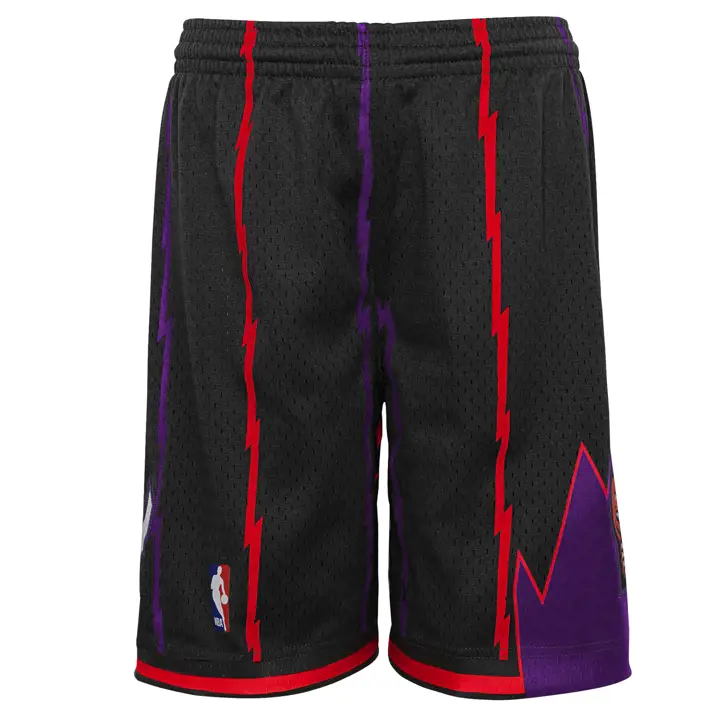 Shorts Toronto Raptors NBA Reload Collection pour jeunes - Noir