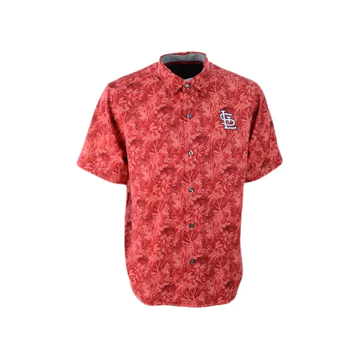 Chemise de camp motif jungle florale Tommy Bahama MLB St. Louis Cardinals