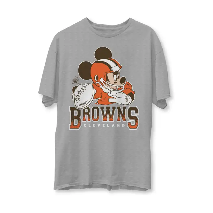 T-shirt Cleveland Browns NFL x Disney 21 Gris H.