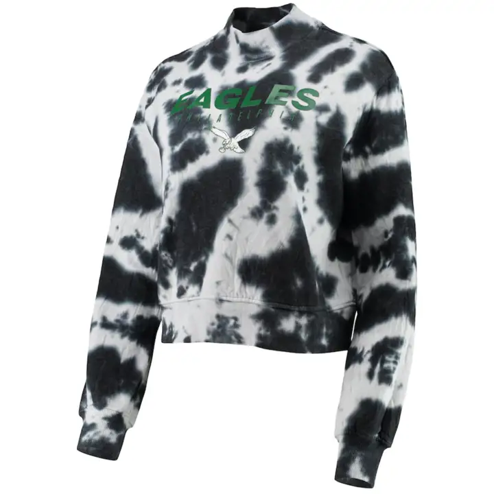 Philadelphia Eagles NFL Femme Tie-Dye Col Montant 21 noir/blanc