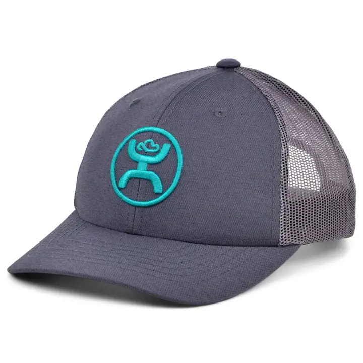 HOOey YTH O Classic Trucker gris/turquoise