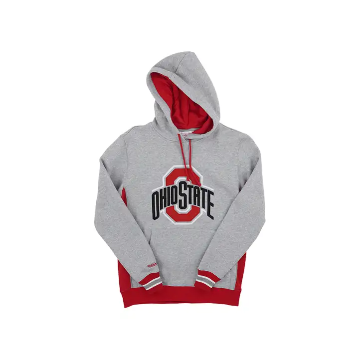 Ohio State Buckeyes NCAA Pinnacle Hoodie ultra-épais gris