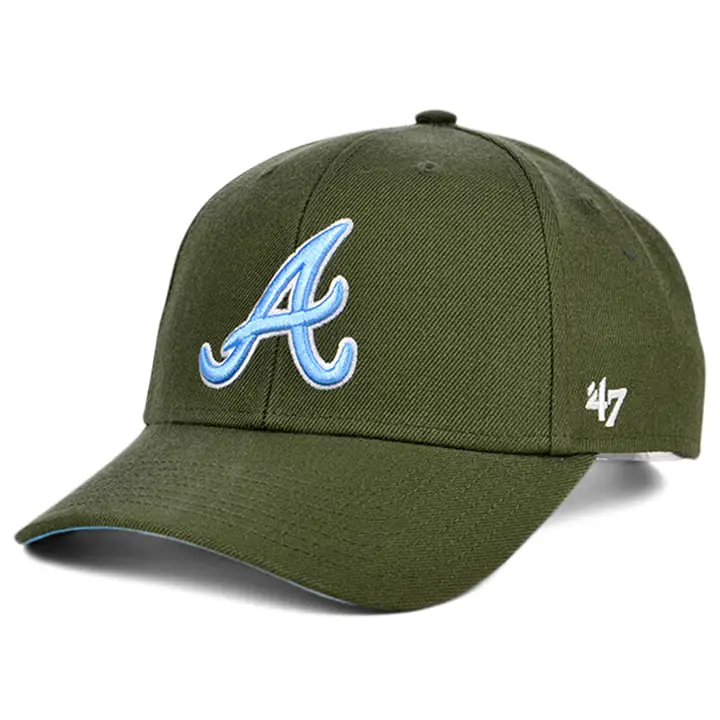 Casquette MVP Snapback '47 MLB WS Fashion Atlanta Braves OLV/BLEU