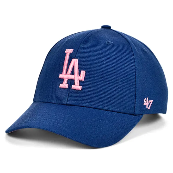 Los Angeles Dodgers MLB WS Fashion '47 MVP Casquette Snapback BLEU/ROSE