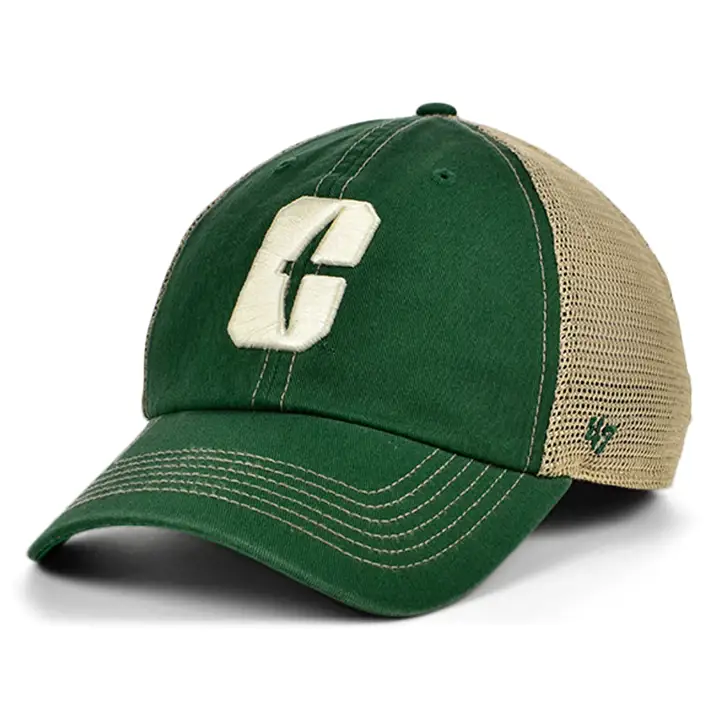 Casquette de pêcheur réglable naturelle NCAA 49ers de l'UNC Charlotte