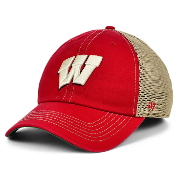 Wisconsin Badgers NCAA Trawler réglable rouge/naturel