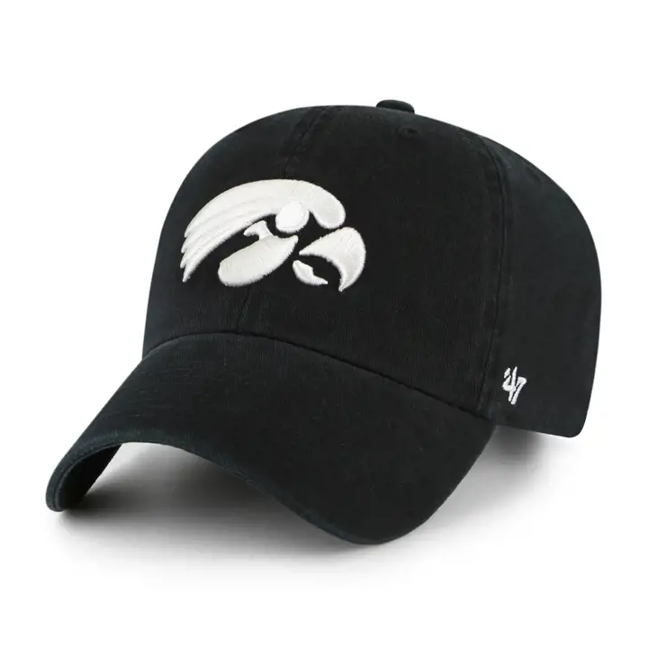 Iowa Hawkeyes NCAA BW Clean Up noir/blanc