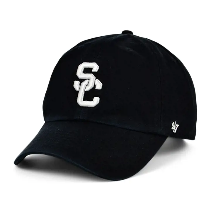 Casquette USC Trojans NCAA Clean Up noire/blanche