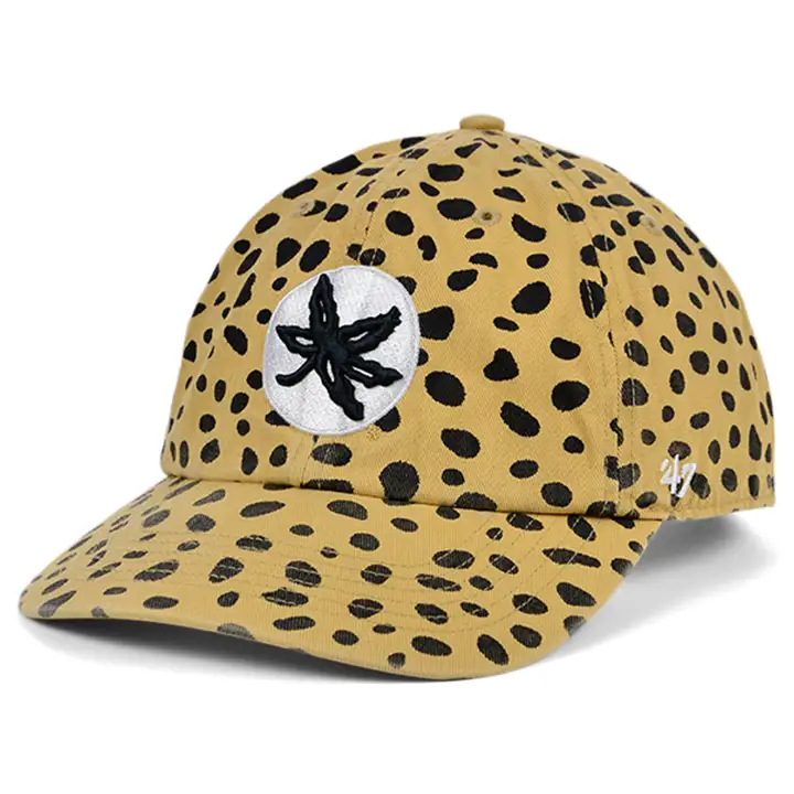 Ohio State Buckeyes NCAA Cheetah Clean Up camel/noir