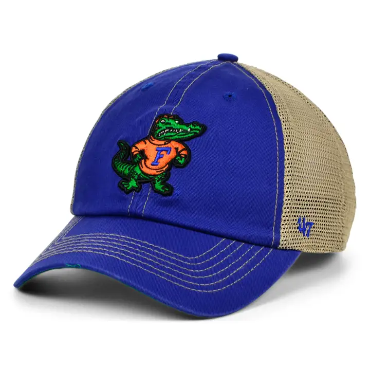 Casquette Trawler réglable des Florida Gators de la NCAA, bleu roi/naturel