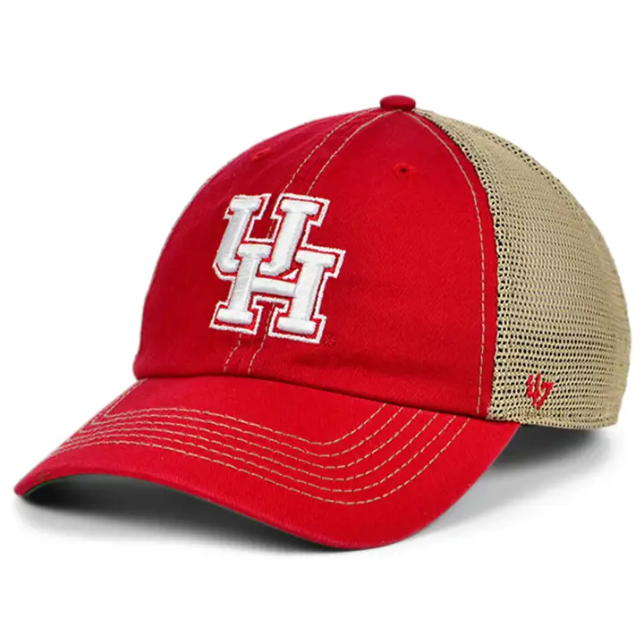 Casquette réglable Houston Cougars NCAA Trawler rouge/naturel