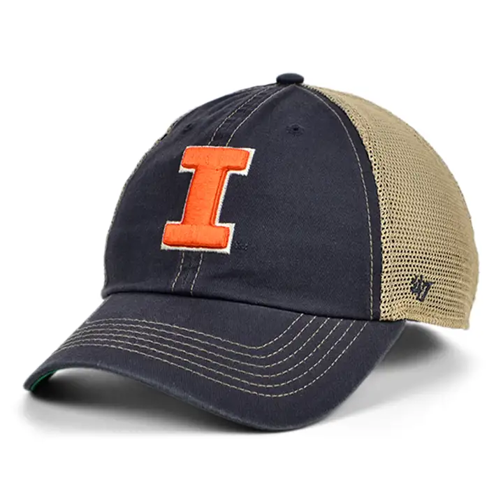 Illinois Fighting Illini NCAA Trawler Réglable marine/naturel