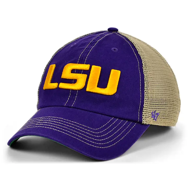 L.S.U. NCAA Filet de pêche Ajustable uni/naturel