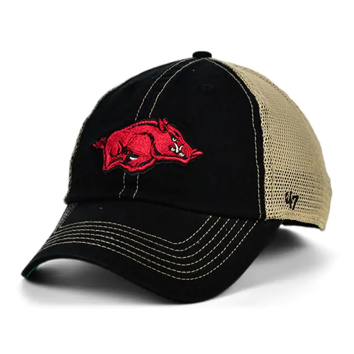 Arkansas Razorbacks NCAA Trawler réglable noir/naturel