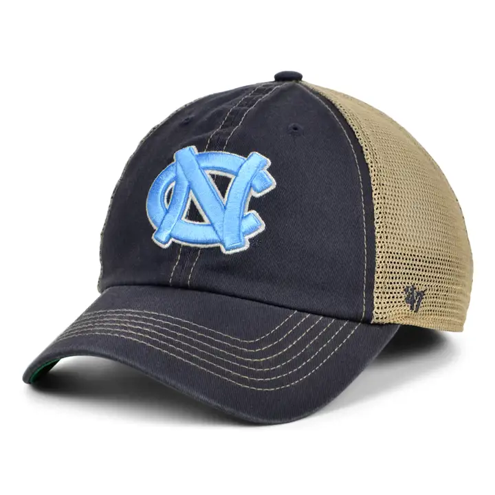 Casquette Trawler ajustable marine/naturel NCAA North Carolina Tar Heels