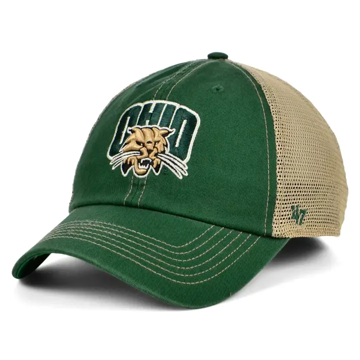 Casquette de pêcheur Ohio Bobcats NCAA Adj vert/naturel