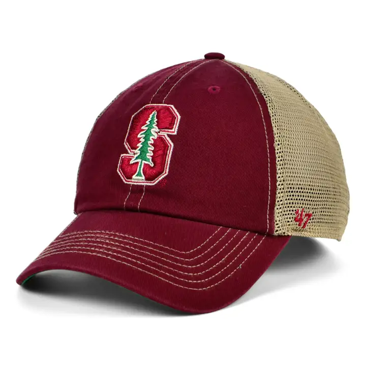 Stanford Cardinal NCAA Casquette de pêcheur réglable rouge/naturel