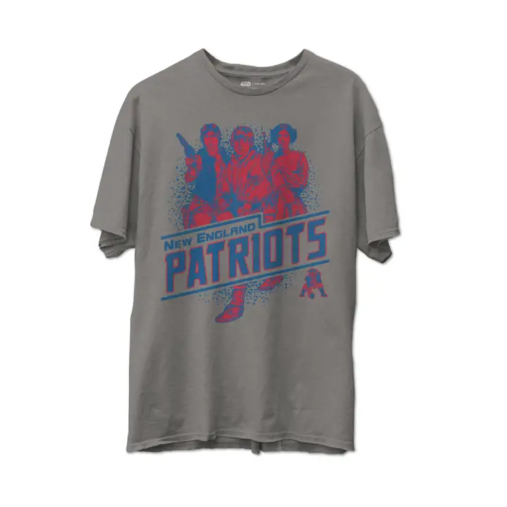 T-shirt Nouvelle-Angleterre Patriots NFL x Star Wars Rebel 21 GRIS