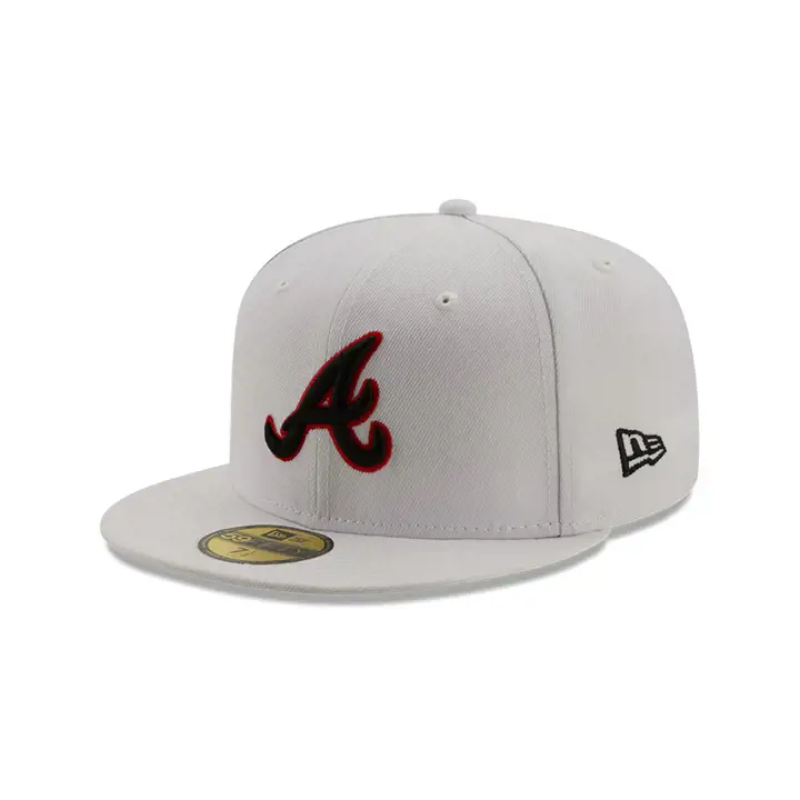 CASQUETTE 59FIFTY MLB ATLANTA BRAVES COULEUR UV BLANC/NOIR/ROUGE blanc/ROUGE ASG