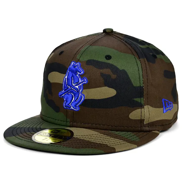 CHICAGO CUBS MLB COULEUR UV 59FIFTY WLND/TC woodland/rbl WS 19