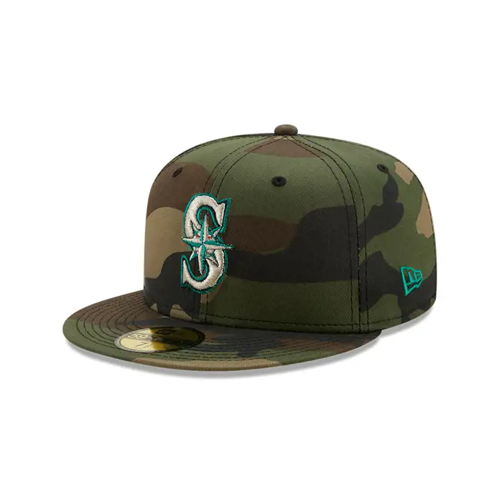 SEATTLE MARINERS MLB COLOR UV 59FIFTY WLND/TC woodland/TEAL