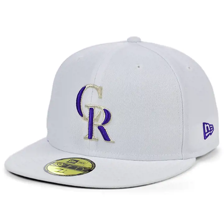 COLORADO ROCKIES MLB COLOR UV 59FIFTY BLC/VT blanc/vio ASG 199