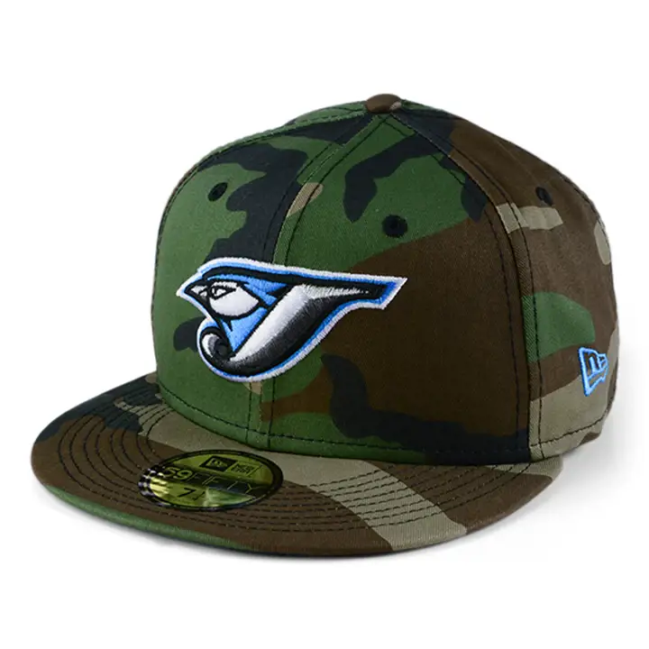 TORONTO BLUE JAYS MLB COULEUR UV 59FIFTY WLND/TC woodland/BLEU