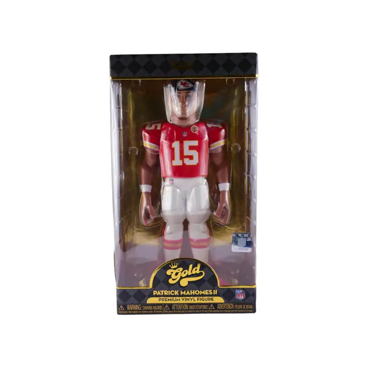 Kansas City Chiefs Série Or 12" NFL rouge/blanc/marron Mahomes