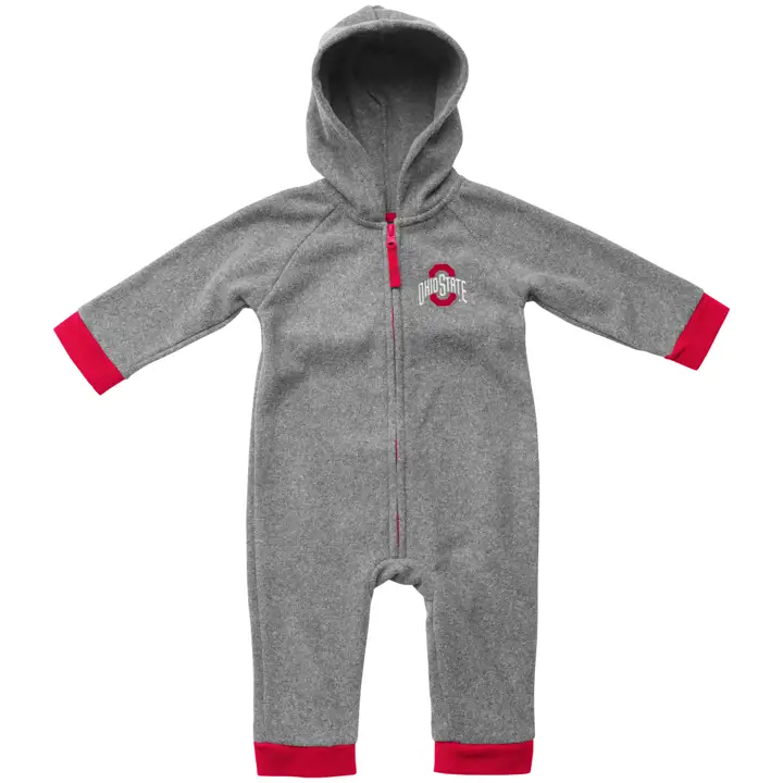 Grenouillère de bébé Ohio State Buckeyes NCAA Ready Kids? anthracite