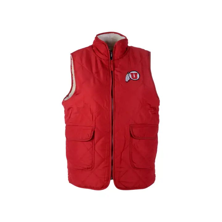 Gilet Réversible NCAA Utah Utes Miss Lady 21 Rouge/Crème