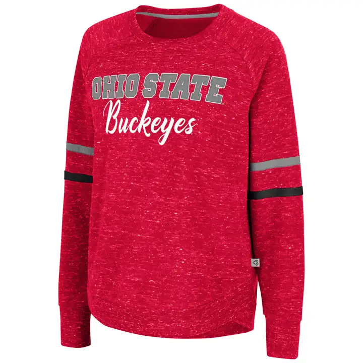 Ohio State Buckeyes NCAA Crew Femme "Beach Break" 21 Rouge