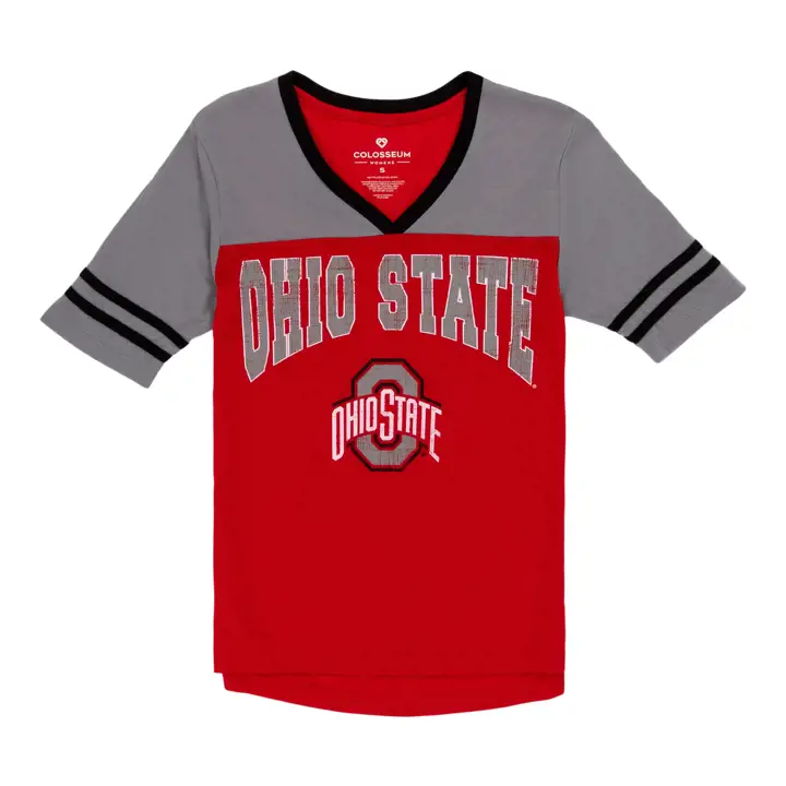 T-shirt Ohio State Buckeyes NCAA Kickflip 21 rouge