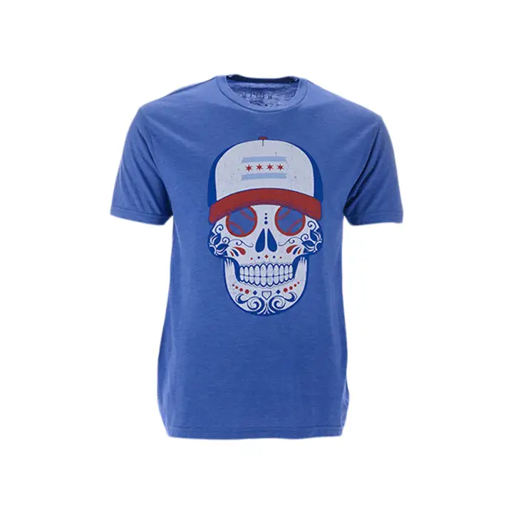 T-shirt Chicago Cubs MLB Skull D.O.D. RBL