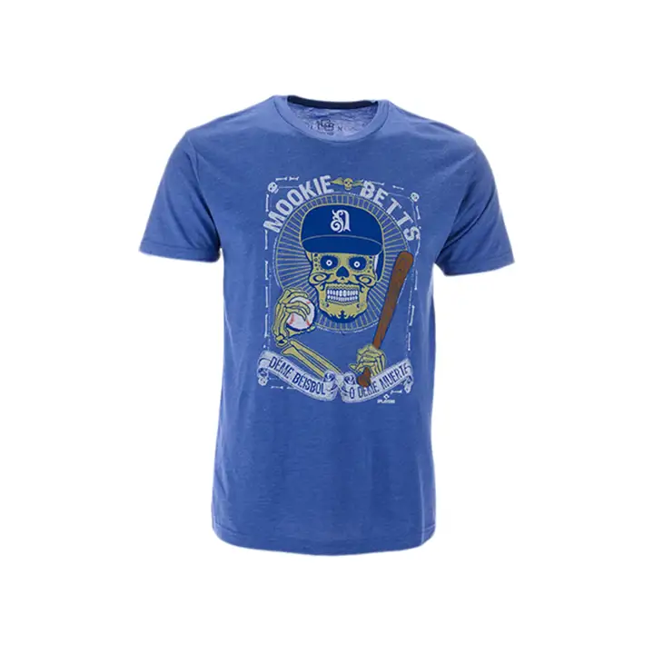 T-shirt Crâne de Joueur MLB D.O.D. Los Angeles Dodgers Mookie B