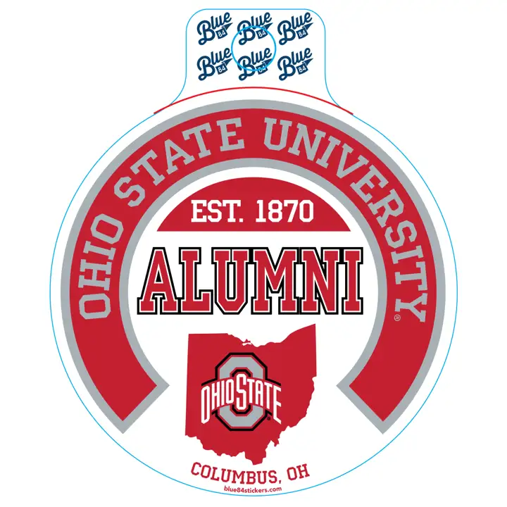 "Autocollant des anciens élèves des Buckeyes d'Ohio State"