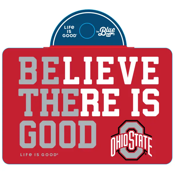 Autocollant « Believe » des Buckeyes d'Ohio State