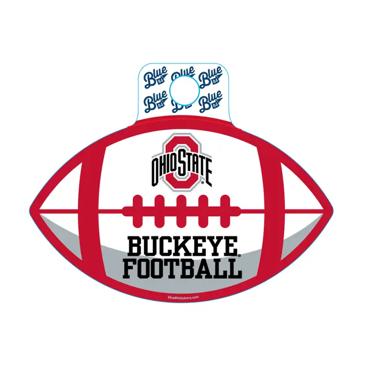 Autocollant de football des Buckeyes d'Ohio State