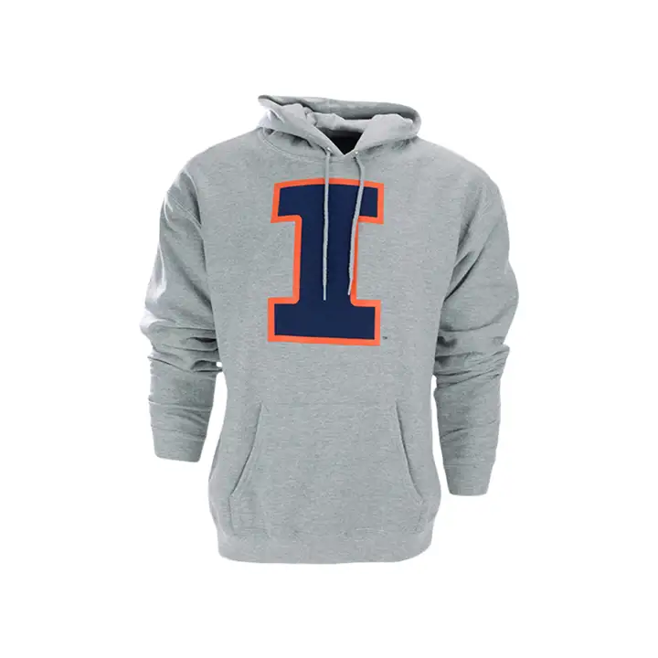 Sweat à capuche sérigraphié à grand logo Illinois Fighting Illini NCAA