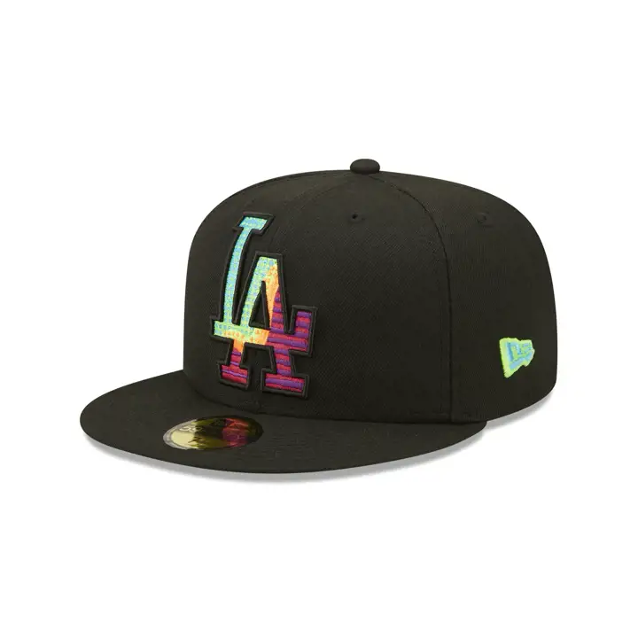 CASQUETTE 59FIFTY AJUSTÉE NOIRE LOS ANGELES DODGERS NEON FILL