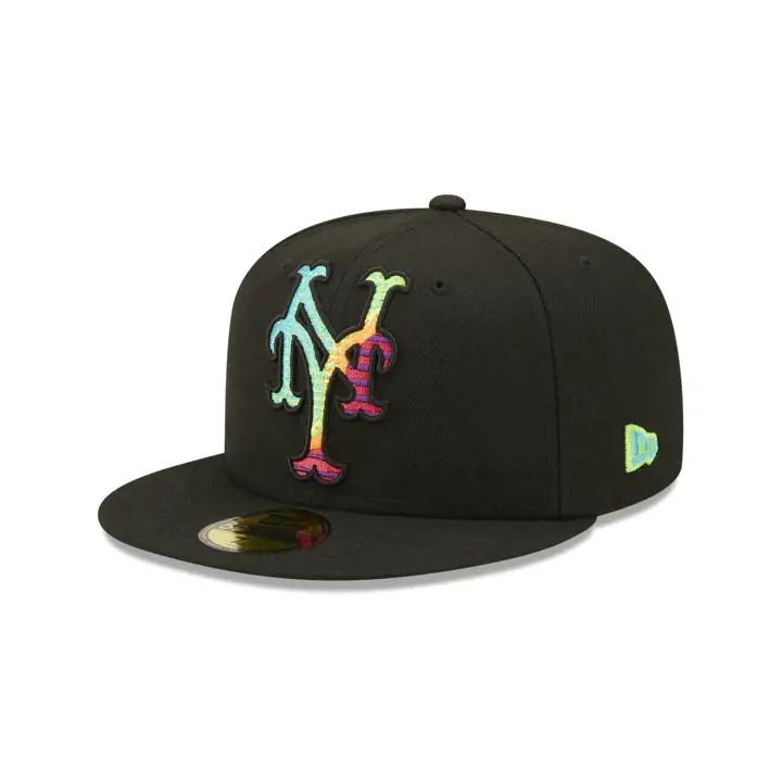 Casquette 59FIFTY NEW YORK METS NEON FILL noire