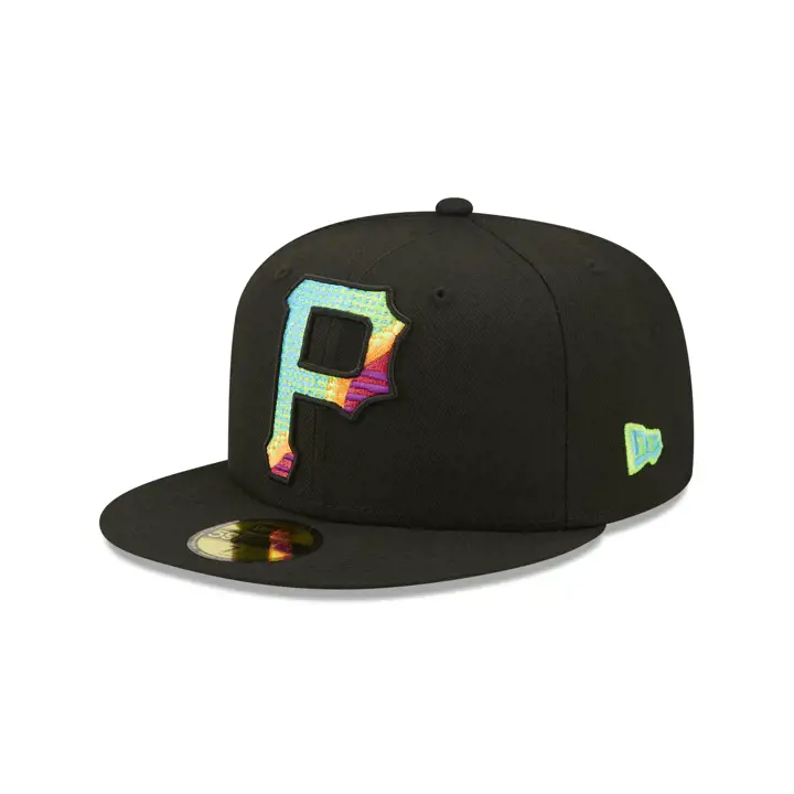 PITTSBURGH PIRATES NEON FILL 59FIFTY blk