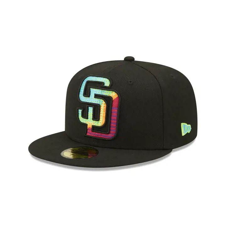 SAN DIEGO PADRES NEON FILL 59FIFTY noir