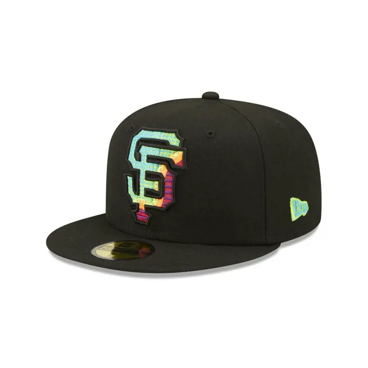 CASQUETTE 59FIFTY BLACK NEON FILL SAN FRANCISCO GIANTS