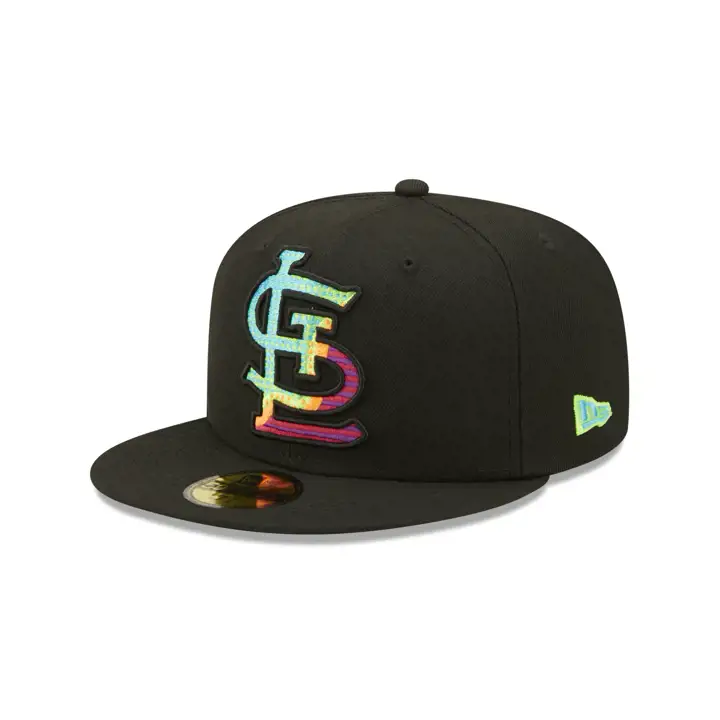 CASQUETTE AJUSTÉE 59FIFTY NEON FILL ST. LOUIS CARDINALS noire