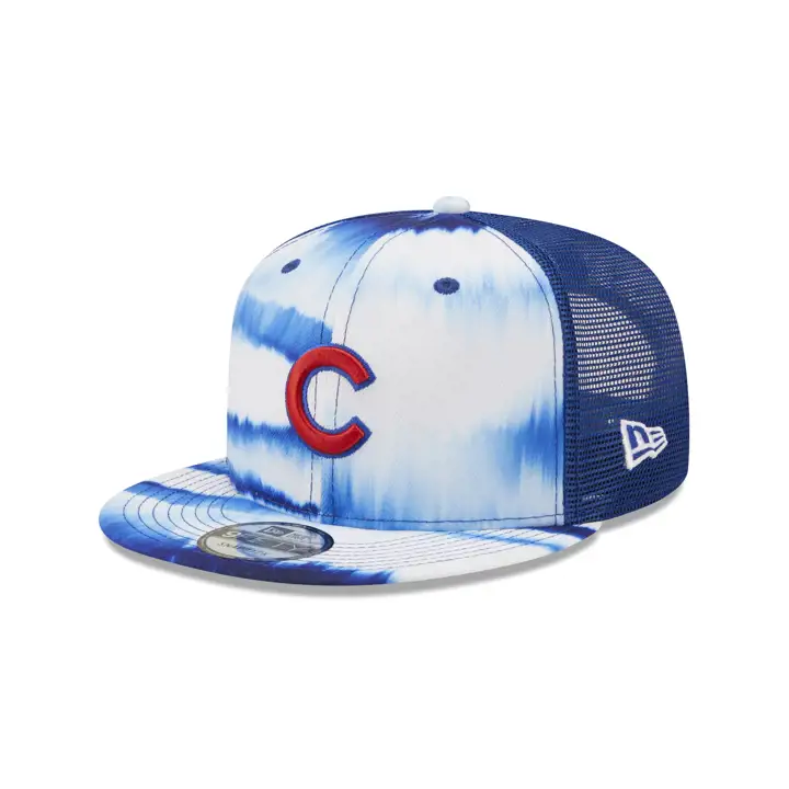 Casquette 9FIFTY CHICAGO CUBS TIE DYE WAVE blc/bleu/rouge