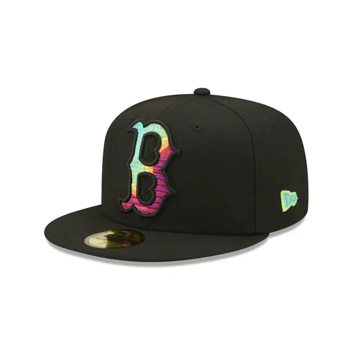 BOSTON RED SOX NEON FILL 59FIFTY blk